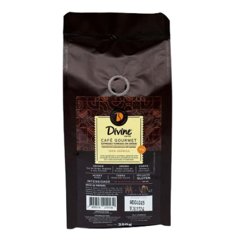 PACOTE CAFE GOURMET GRAO 250G